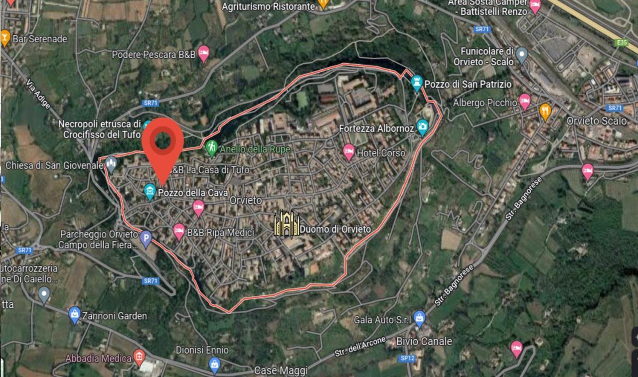 Stanza Con Bagno Privato Orvieto Centro Storico, Aria Condizionata NETFLIX Vicino al Pozzo della Cava Carvajal Rooms Esterno foto